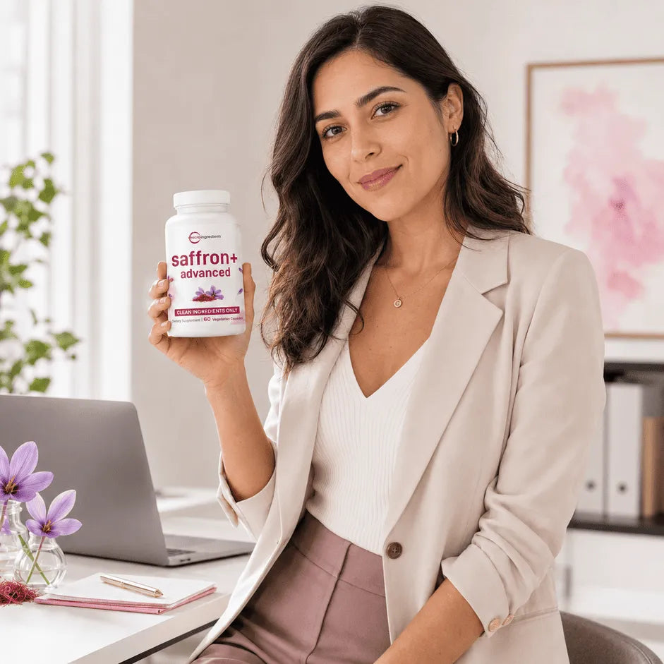 Saffron+ Advanced® | Equilibrio emocional · Fórmula adaptógena avanzada